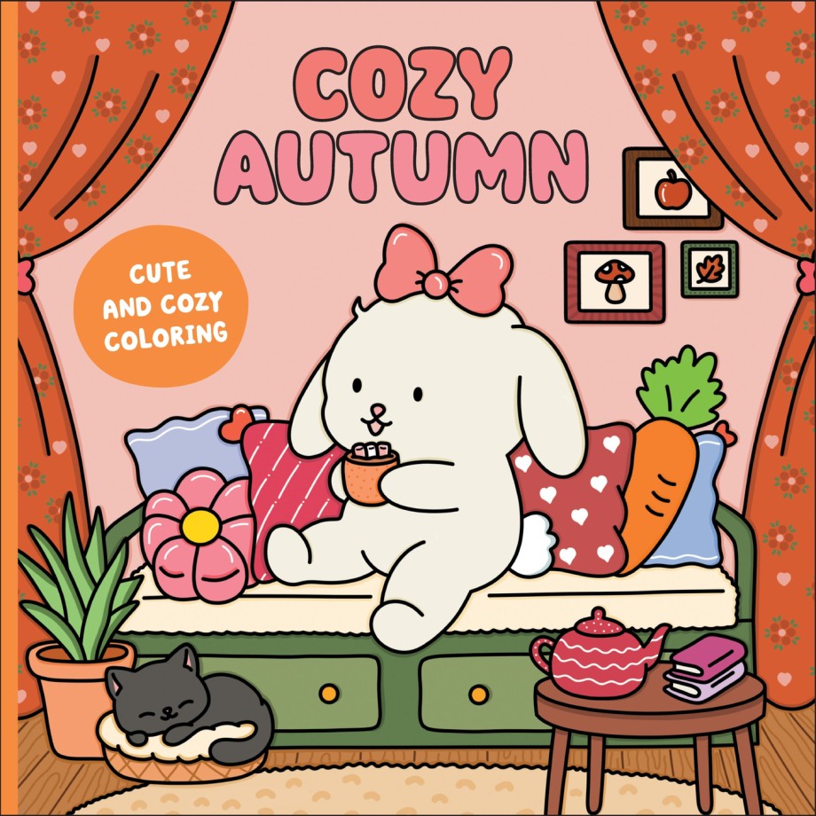 Cozy Autumn A Cute & Cozy Coloring Book