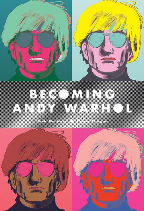Cover image for Becoming Andy Warhol 
