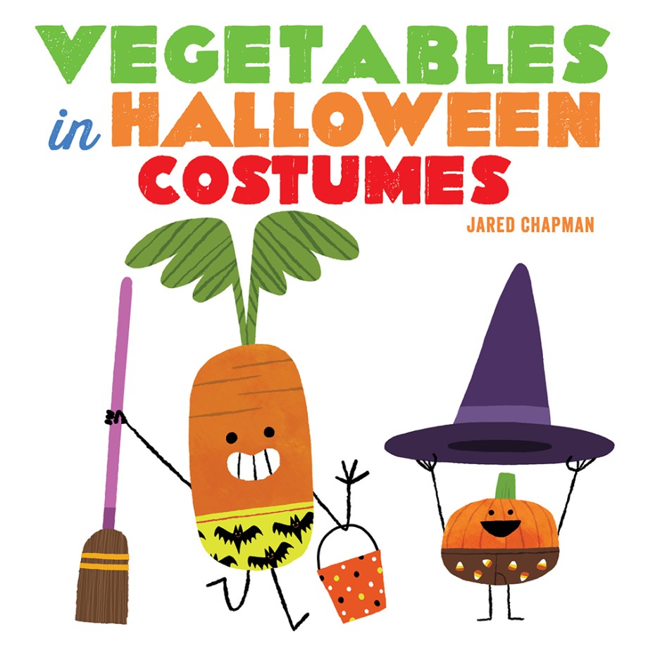 Vegetables in Halloween Costumes 