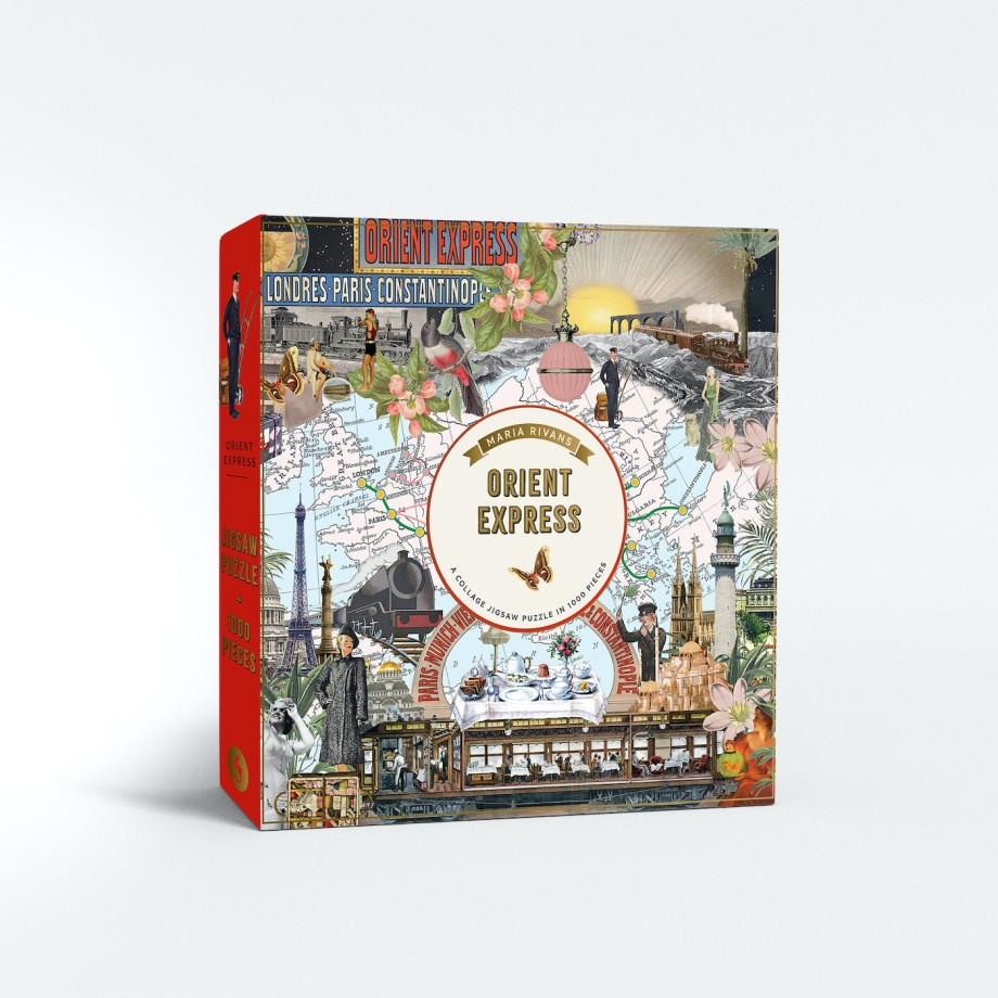 Cover for Orient Express (square box format) A 1000-piece Jigsaw Puzzle