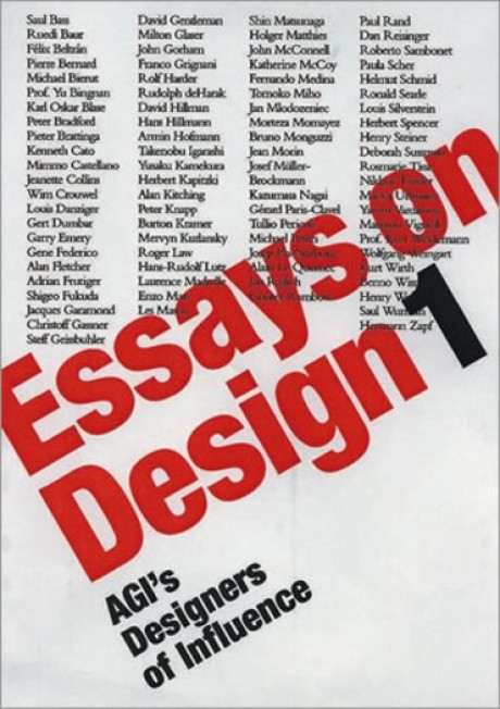 Cover image for Essays on Design Agis Designers of Influence