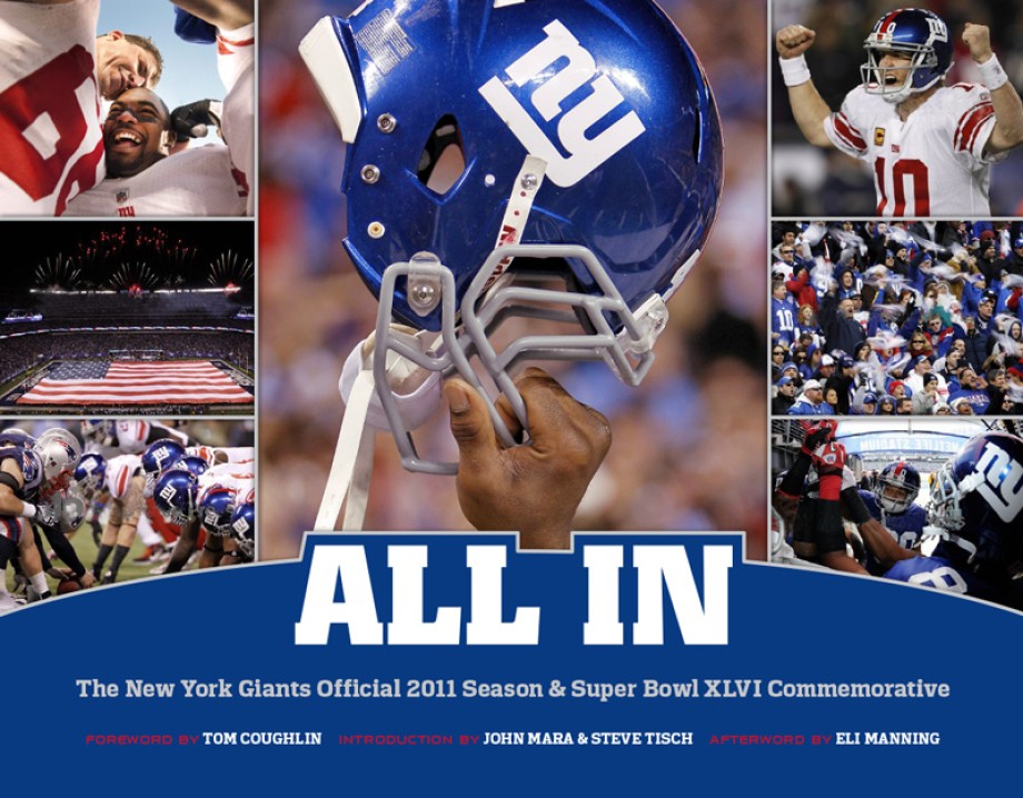 Cover for All In: The New York Giants Official 2011 Season & Super Bowl XLVI Commemorative