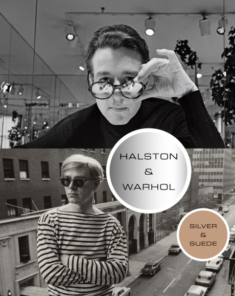 Halston and Warhol Silver and Suede