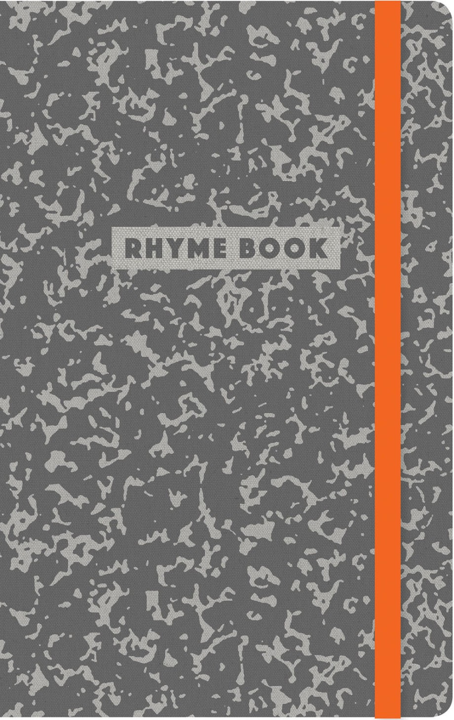 Rhyme Book A lined notebook with quotes, playlists, and rap stats