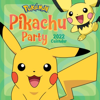 Pokémon Pikachu Party 2022 Wall Calendar