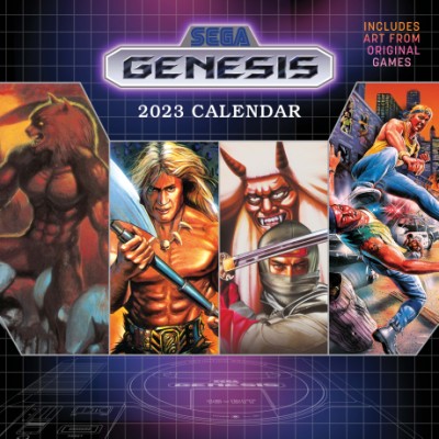 Sega Genesis 2023 Wall Calendar 