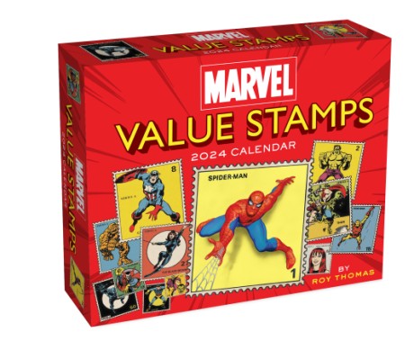 Cover image for Marvel Value Stamps 2024 Day-to-Day Calendar 