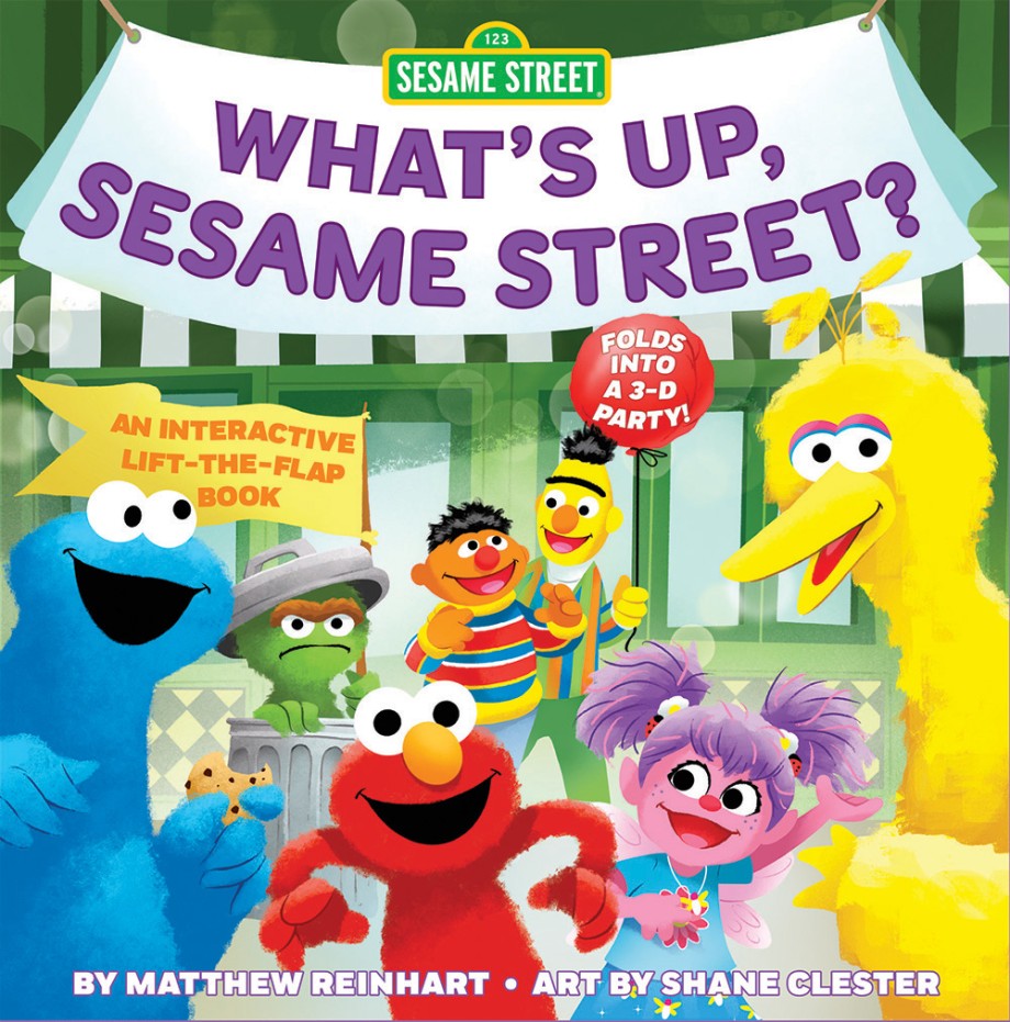 What’s Up, Sesame Street? (A Pop Magic Book) Folds into a 3-D Street Block