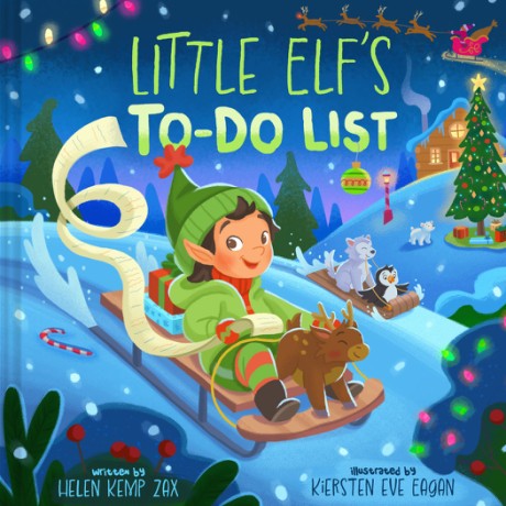 Cover image for Little Elf's To-Do List (A Magical List Book) A Picture Book