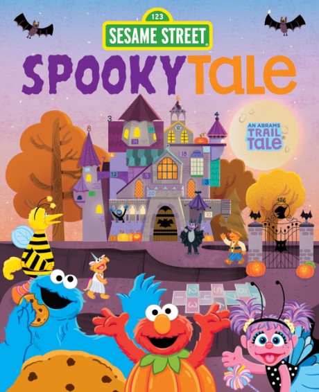Cover image for Sesame Street SpookyTale (An Abrams Trail Tale) A Halloween Visit to Count’s Castle