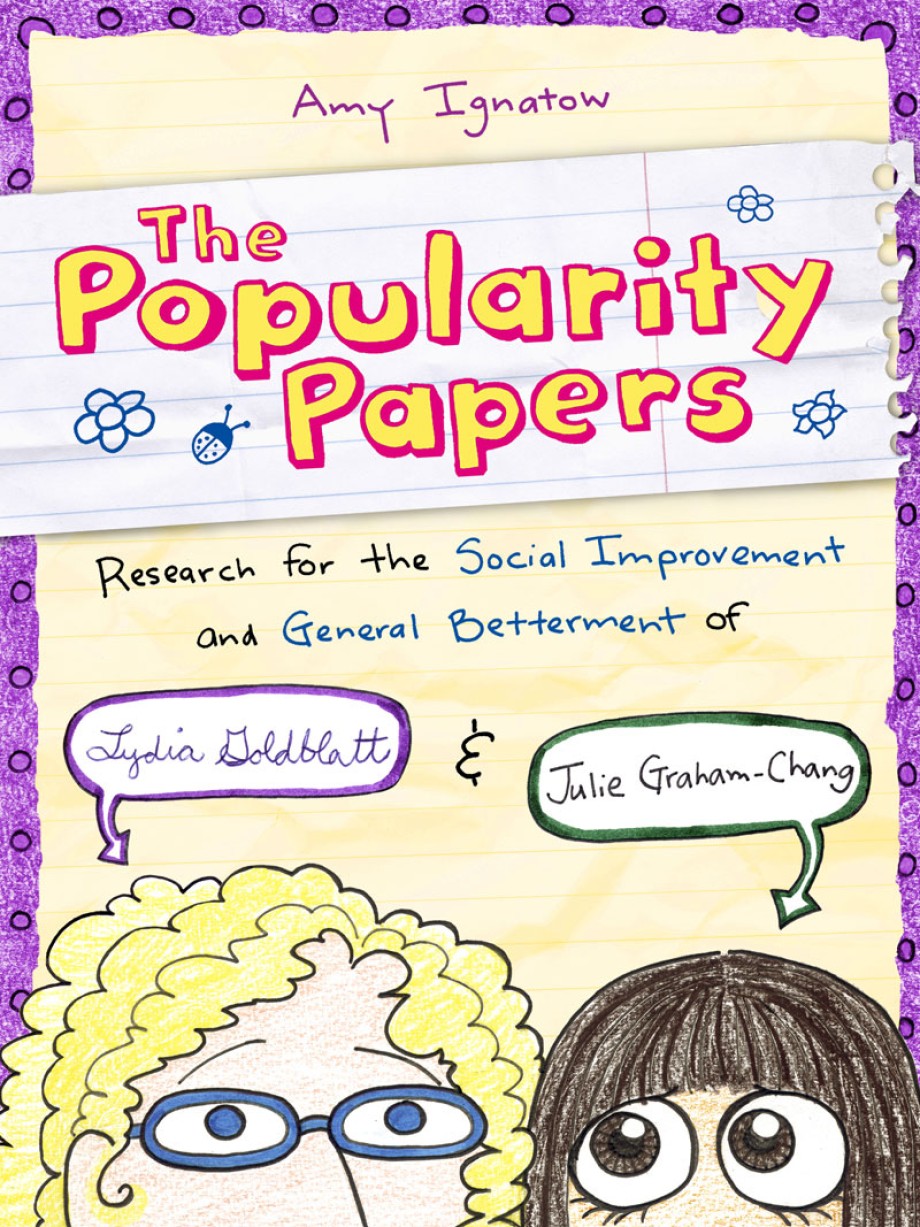 Popularity Papers #1: Research for the Social Improvement and General Betterment of Lydia Goldblatt and Julie Graham-Chang