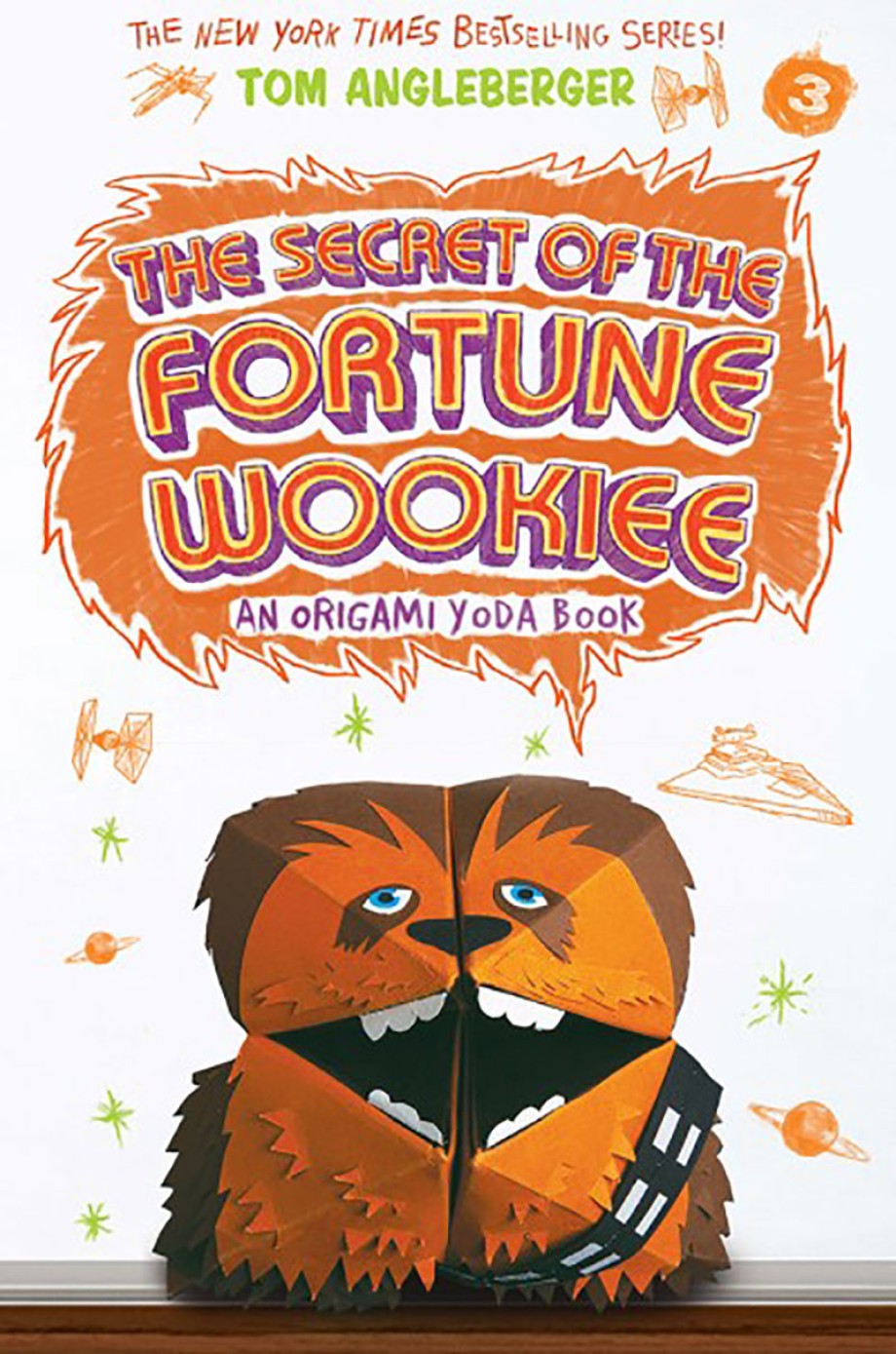 Cover for Secret of the Fortune Wookiee (Origami Yoda #3)