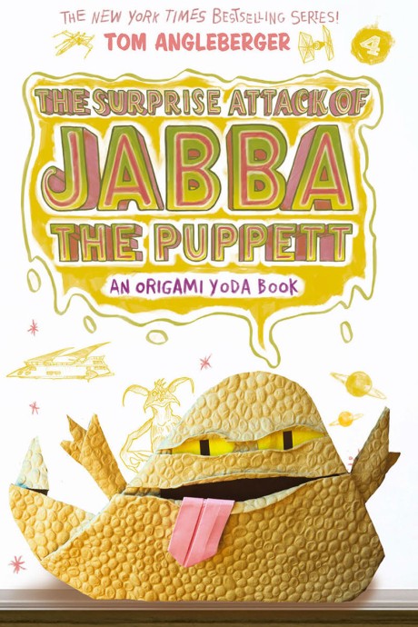 Cover image for Surprise Attack of Jabba the Puppett (Origami Yoda #4) 