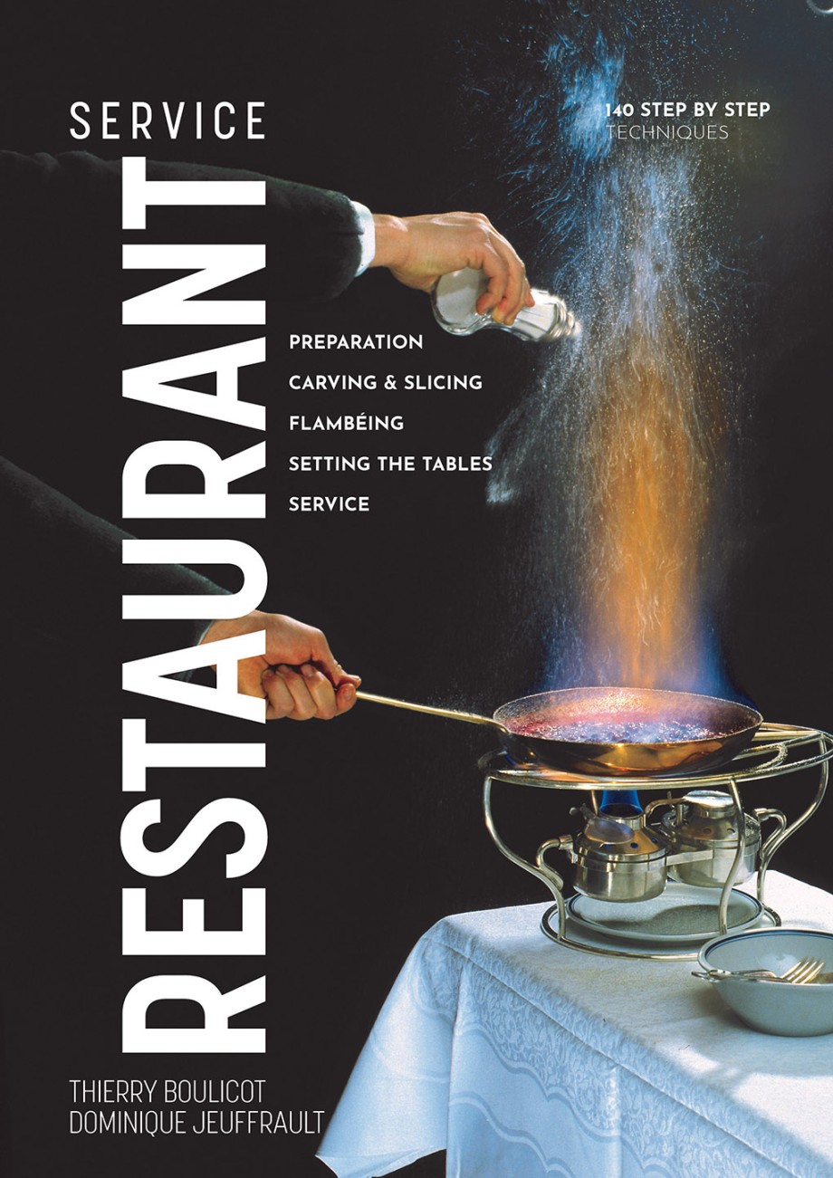 Cover for Restaurant Service Preparation, Carving, Slicing, Flambeing and Setting the Tables