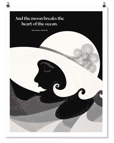 Zora Neale Hurston "Ocean" Print