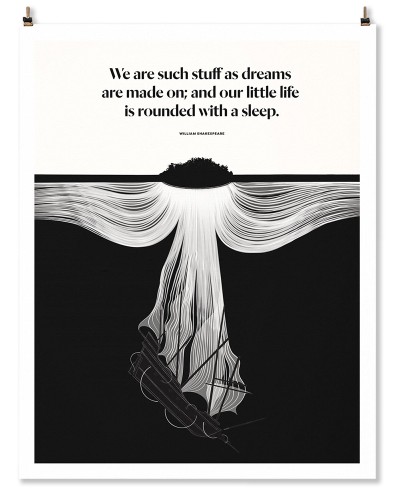 William Shakespeare "Pages" Print