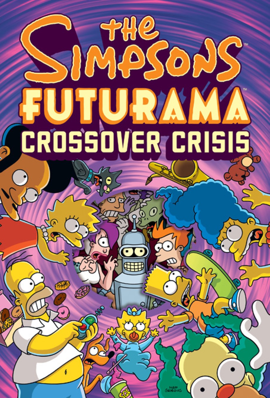 Simpsons Futurama Crossover Crisis 