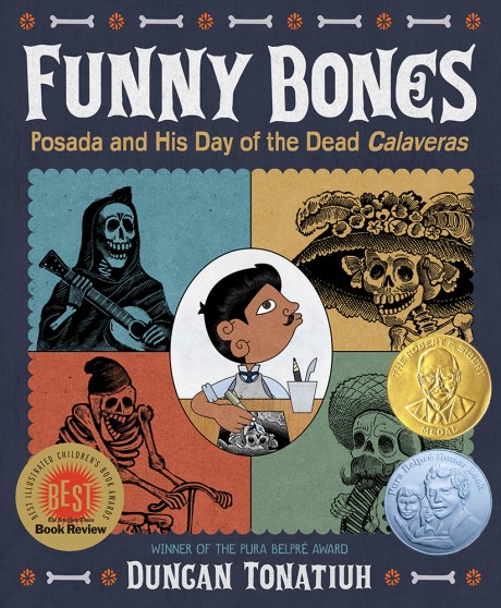 Cover image for Funny Bones Posada and His Day of the Dead Calaveras