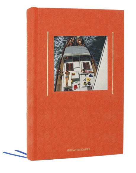 Cover image for Slim Aarons: Great Escapes (Hardcover Journal: Coral Red) 