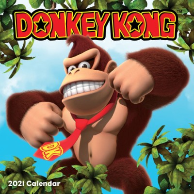 Donkey Kong 2021 Wall Calendar