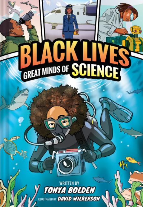 Cover image for Great Minds of Science (Black Lives #1) A Nonfiction Graphic Novel