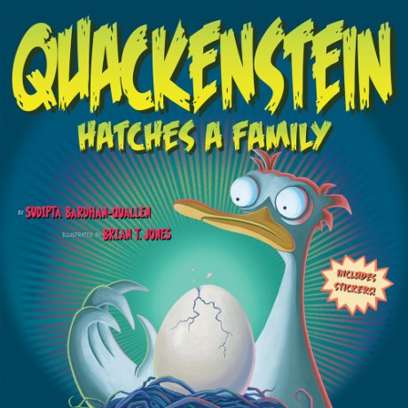 Cover image for Quackenstein Hatches a Family 