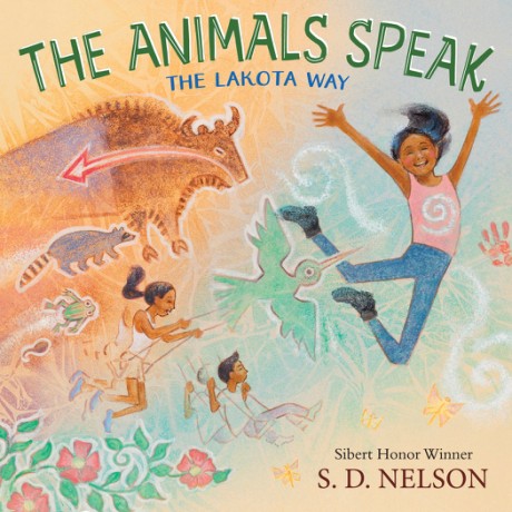 Cover image for Animals Speak The Lakota Way (A Picture Book)