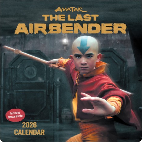 Avatar: The Last Airbender Netflix Series 2026 Wall Calendar with Bonus Poster