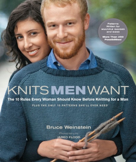 Cover image for Knits Men Want The 10 Rules Every Woman Should Know Before Knitting for a Man~ Plus the Only 10 Patterns She'll Ever Need