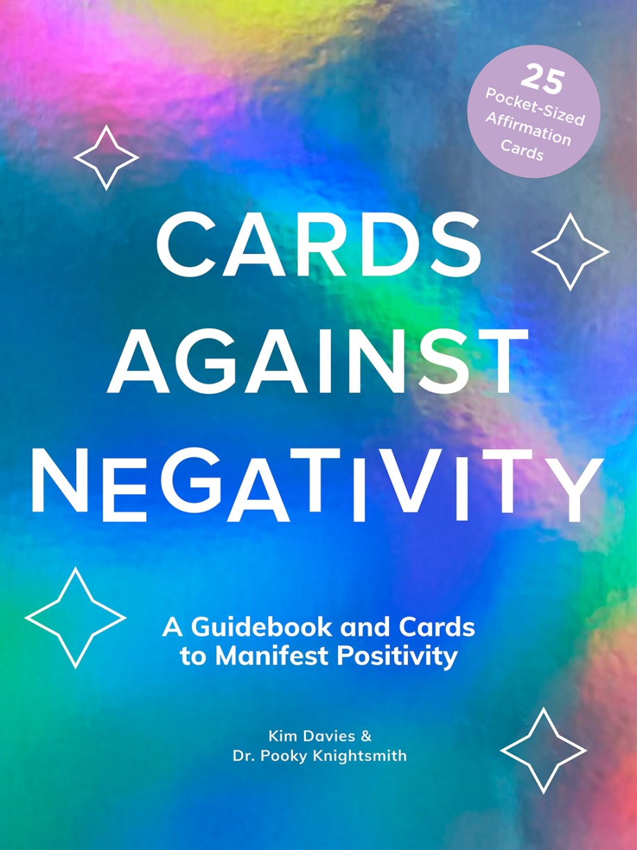 Cover for Cards Against Negativity Guidebook & Card Set Manifest Positivity