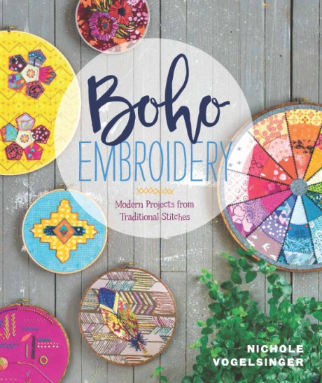 Cover image for Boho Embroidery Modern Projects from Traditional Stitches
