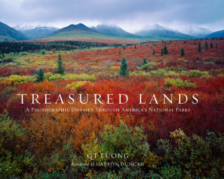 Cover image for Treasured Lands A Photographic Odyssey Through America's National Parks