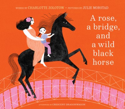 Rose, a Bridge, and a Wild Black Horse 