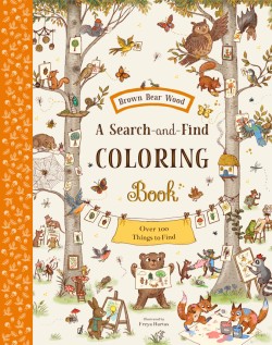 Cover image for Brown Bear Wood: A Search-and-Find Coloring Book Over 100 Things to Find