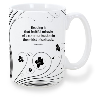 Marcel Proust "Reading" Mug