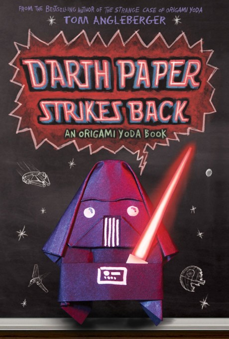 Cover image for Darth Paper Strikes Back (Origami Yoda #2) 