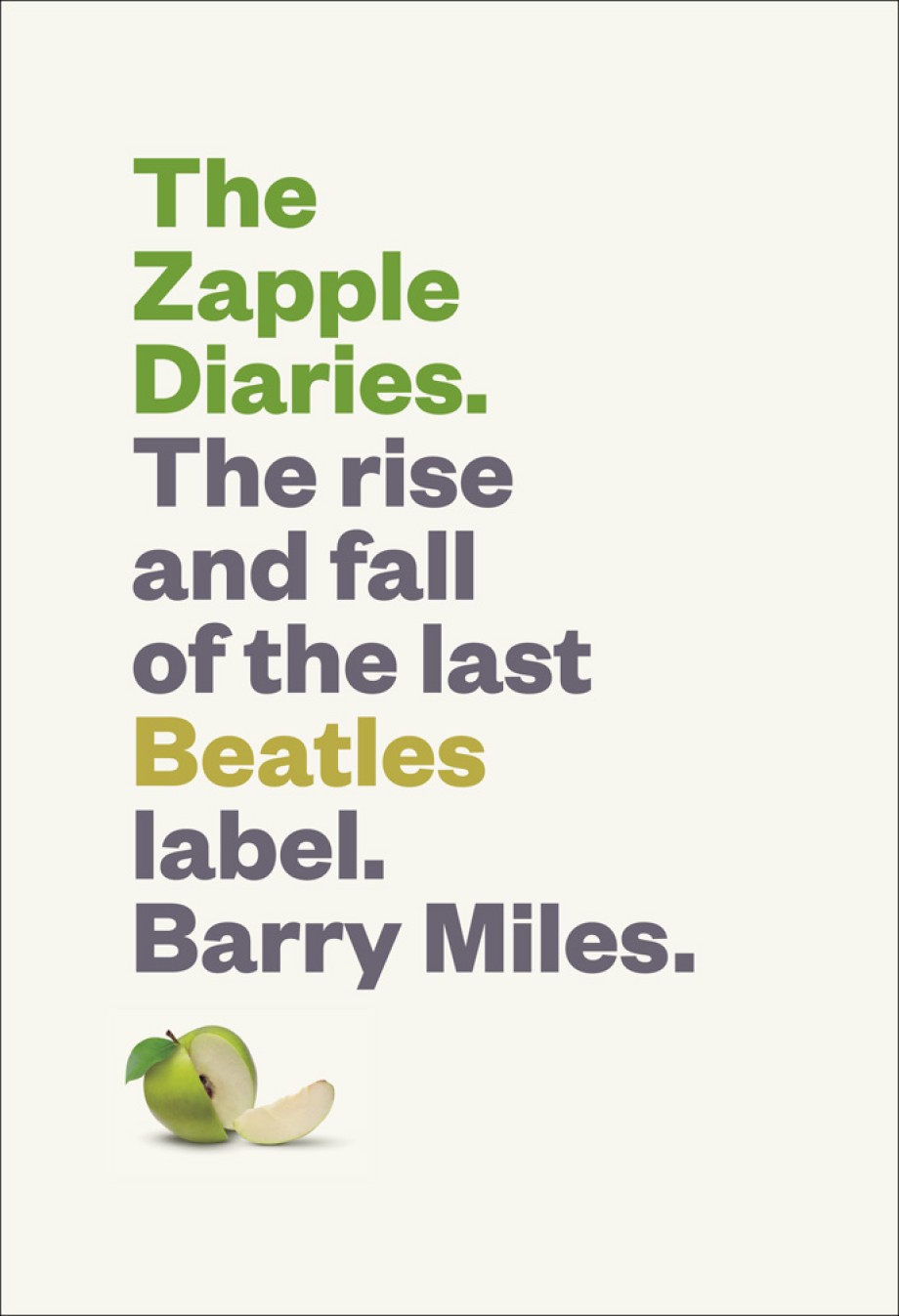 Cover for Zapple Diaries The Rise and Fall of the Last Beatles Label