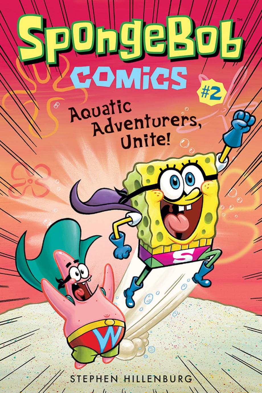 Cover for SpongeBob Comics: Book 2 Aquatic Adventurers, Unite!