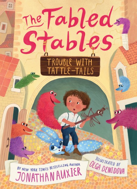 Cover image for Trouble with Tattle-Tails (The Fabled Stables Book #2) 