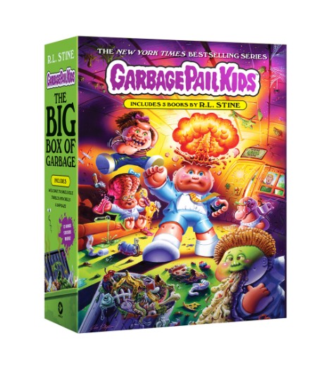 Cover image for Garbage Pail Kids: The Big Box of Garbage (3-Book Box Set) Welcome to Smellville, Thrills & Chills, and Camp Daze