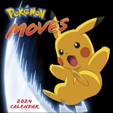 Cover image for Pokémon Moves 2024 Wall Calendar 