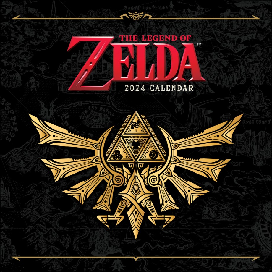 Legend of Zelda 2024 Wall Calendar 