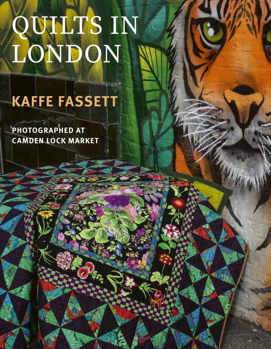 Kaffe Fassett's Quilts in London Photographed at Camden Lock Market