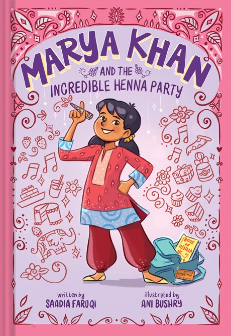 Cover image for Marya Khan and the Incredible Henna Party (Marya Khan #1) 