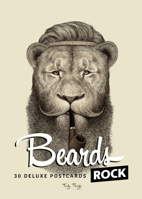 Cover image for Beards Rock 30 Deluxe Postcards