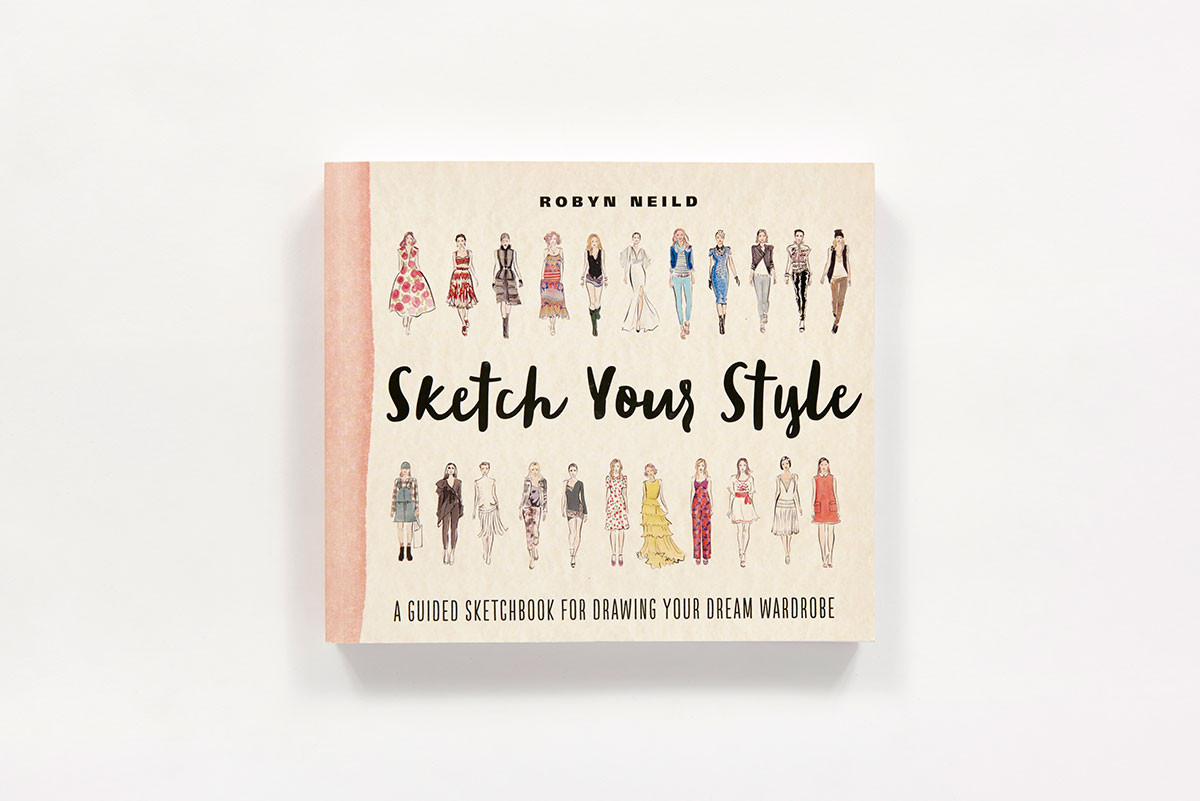 My Fashion Design Sketchbook: Modern Design Sketch Journal with Silhouette Templates for Girls & Teens [Book]