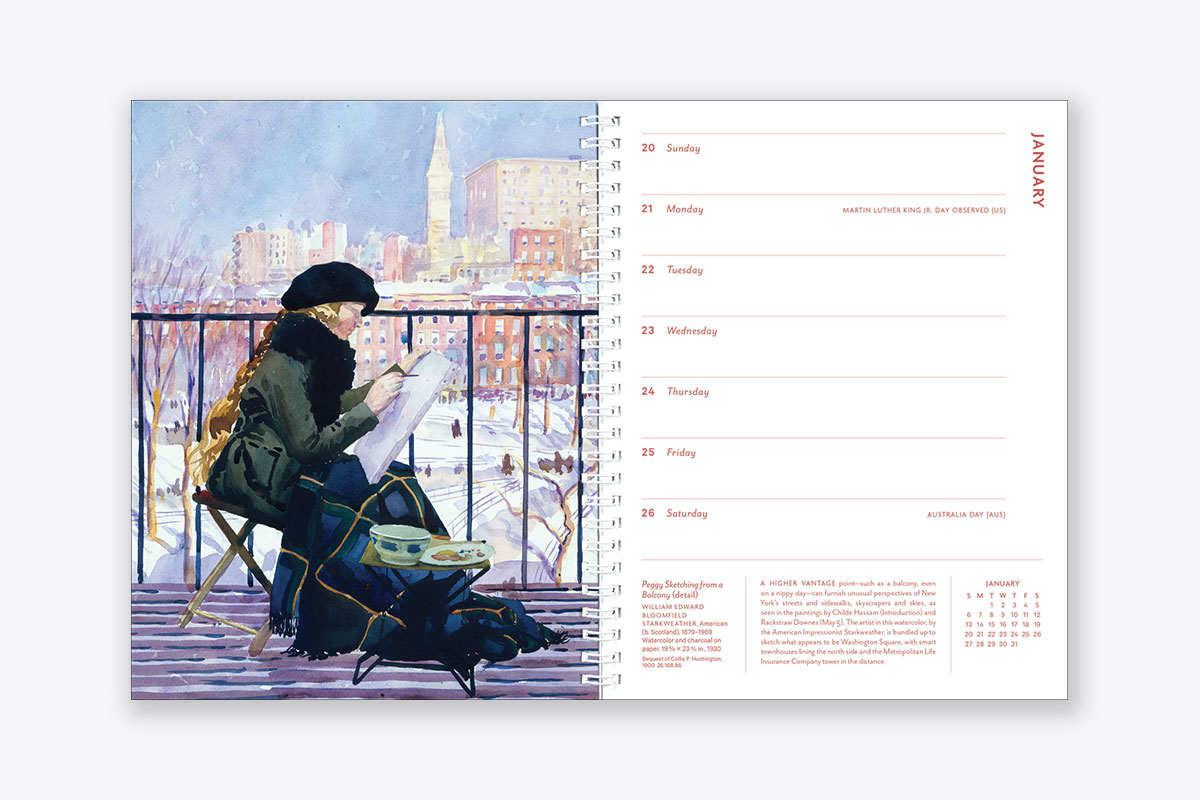 New York in Art 2019 Deluxe Engagement Calendar Epub-Ebook