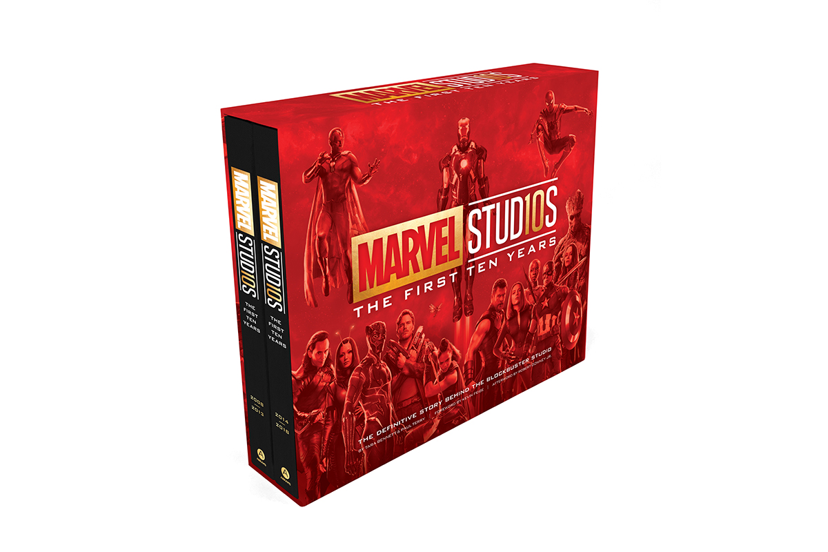 MARVEL STUDIOS THE FIRST TEN YEARS Book Cover Art