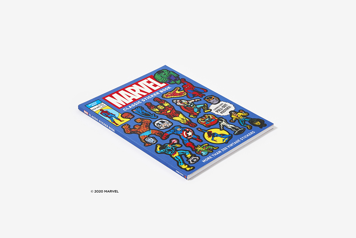 Marvel Classic Sticker Book (Paperback)