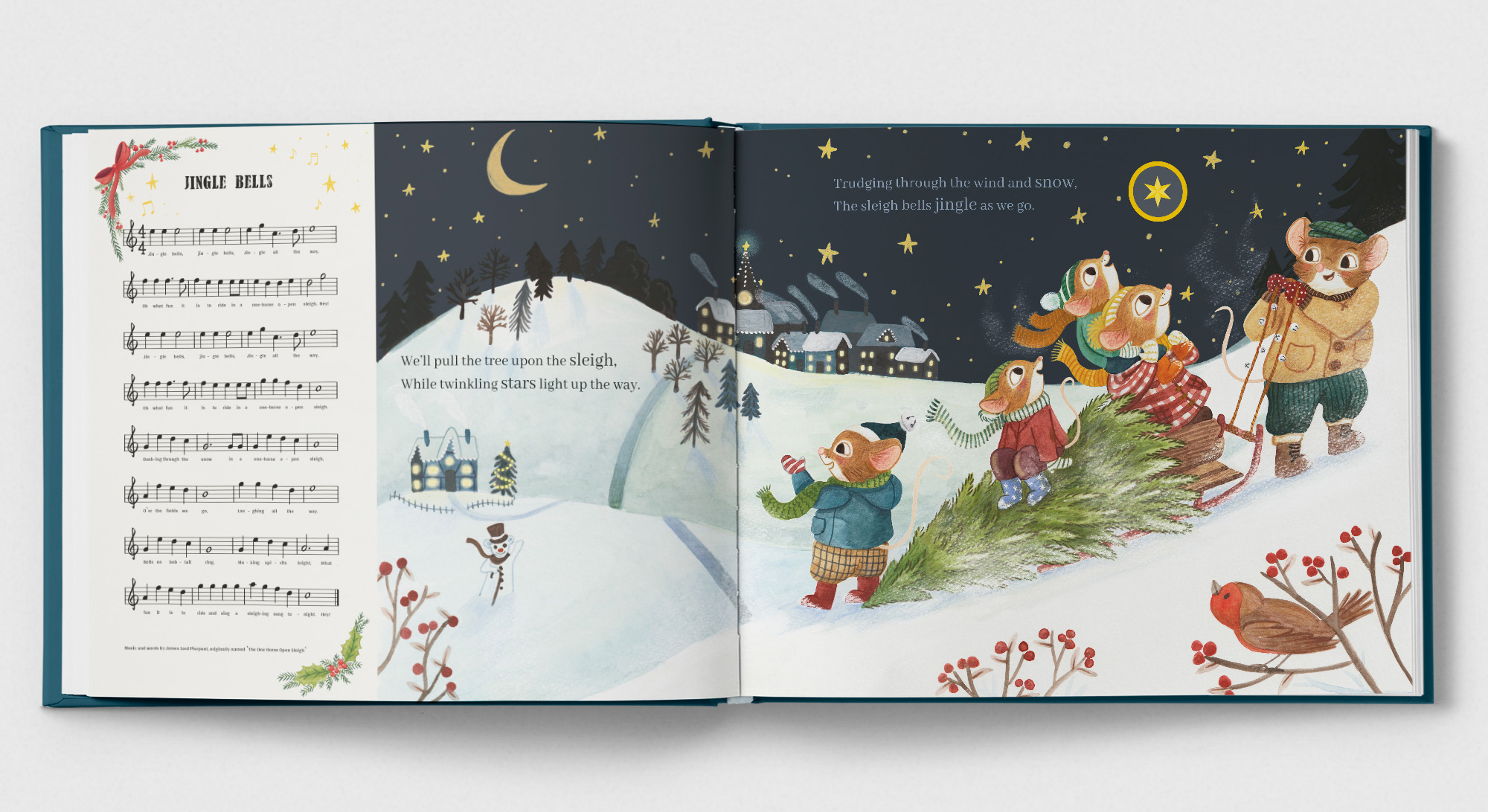 Jingle Bells: A Classic Christmas Book for Kids (Little  